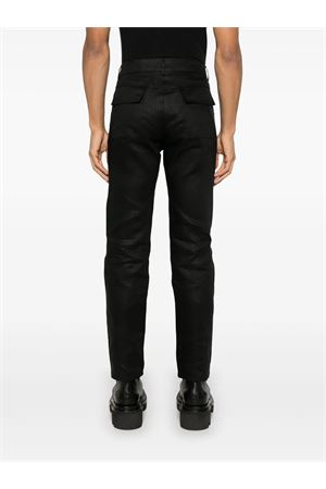 Pantaloni Headon Utility in lino nero RICK OWENS | RR01E5308TWL09